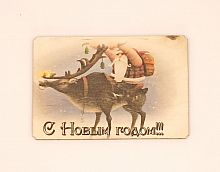 Магнит новый год "Дед мороз на олене" во Соколе